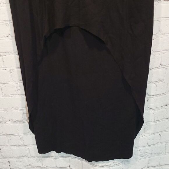 COS black shirt dress with layered front - Picture 3 of 7